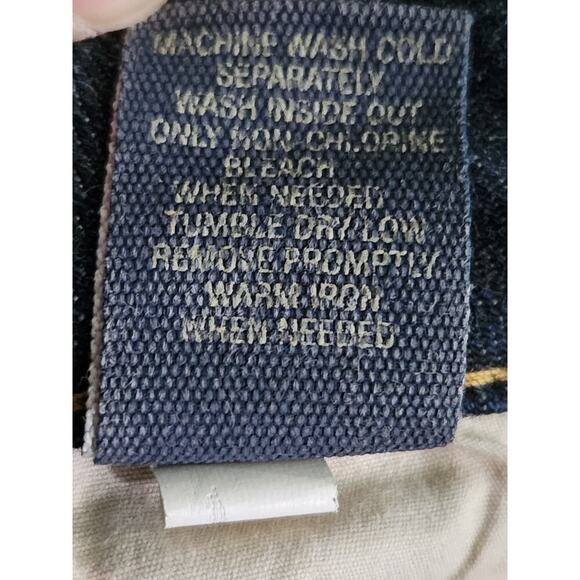 Converse One Star Skirt Women's Sz 14 back slit denim mini dark wash - Picture 5 of 6